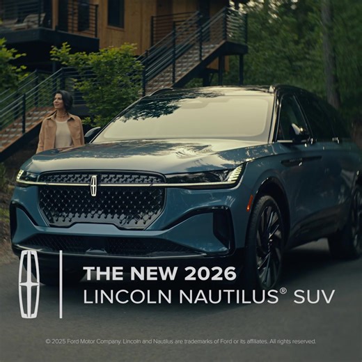 The 2026 Lincoln Nautilus® SUV welcomes you with distinctive style. | Lincoln