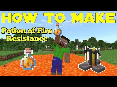 How to Make FIRE RESISTANCE Potion in Minecraft (Easy Guide!) | Minecraft Guide | Huskiii Gaming
