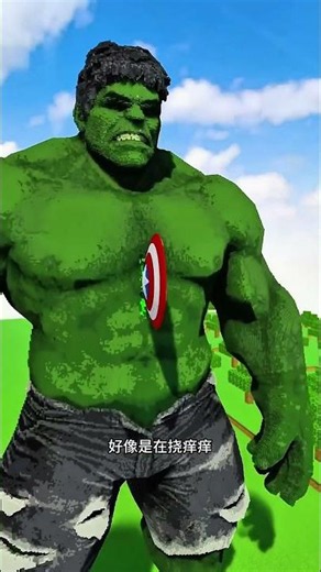 Giant Hulk vs Captain America Shields 🛡️ #HulkVsCaptainAmerica