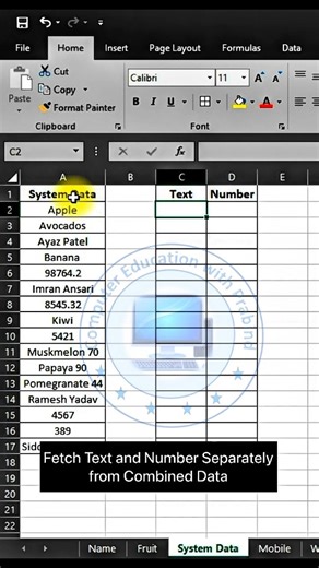 Separate Numbers from Text in Excel: Quick & Easy!