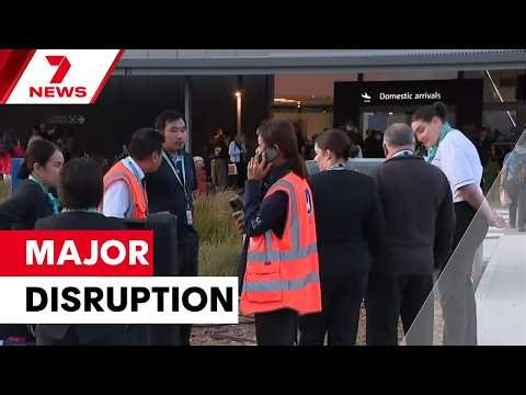 Terminal 1 at Perth Airport in lockdown after incident causes major disruption | 7NEWS