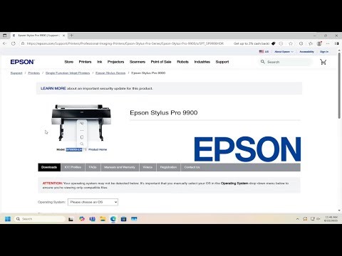 How To Install and Setup Epson Stylus Pro 9900 Printer [Guide]