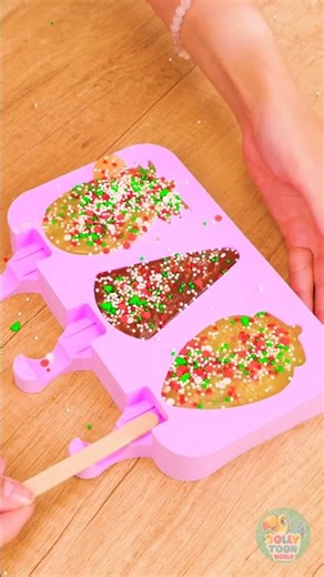 DIY ice cream popsicles that you will love🍦✨ #icecream