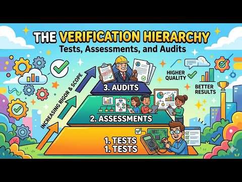 Testing, Assessing, or Auditing? 🤔 Don't Mix These Up! (The Verification Hierarchy)