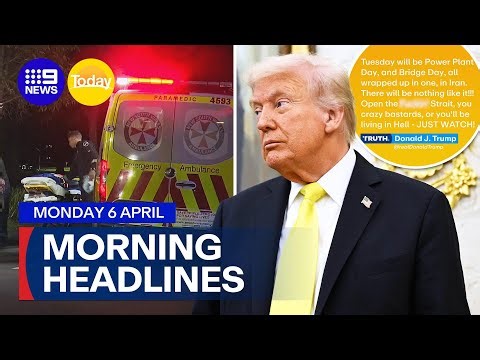 Caravan park gas bottle explosion; Trump issues new threat to Iran | 9 News Australia