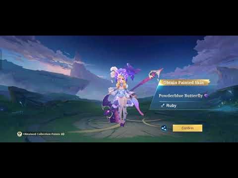 MLBB - Ruby - Powderblue Butterfly