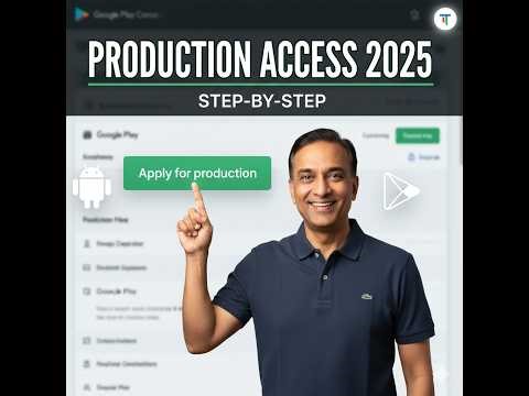 How to APPLY FOR PRODUCTION on Play Console (2025) 🚀