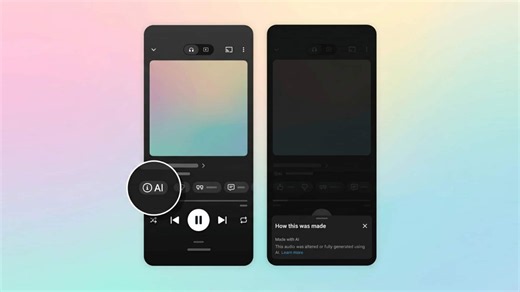 YouTube Music adds labels to identify AI-generated songs and vocals