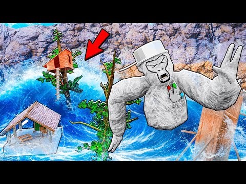 Escape the Tsunami in Gorilla Tag...