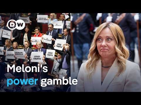 Is Italy's Giorgia Meloni changing the rules to stay in power? | DW News
