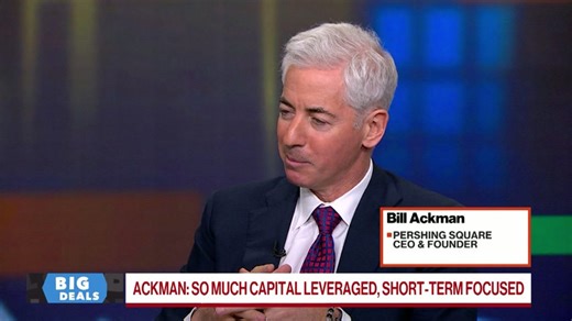 Ackman says stocks above 'stupidly cheap' market bottom