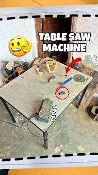 I Made My Own Table Saw Machine #shorts