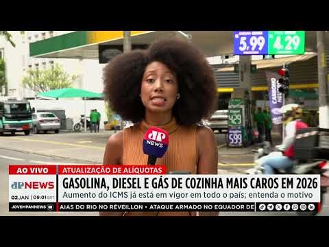 Gasolina, diesel e gás de cozinha ficam mais caros em 2026