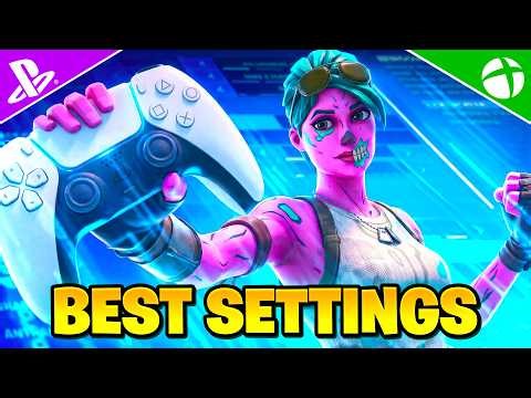 NEW CONSOLE Controller SETTINGS + Sensitivity in Chapter 7 (Fortnite Tutorial)