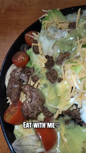 #tacosalad #fyp #eatwithme #draft