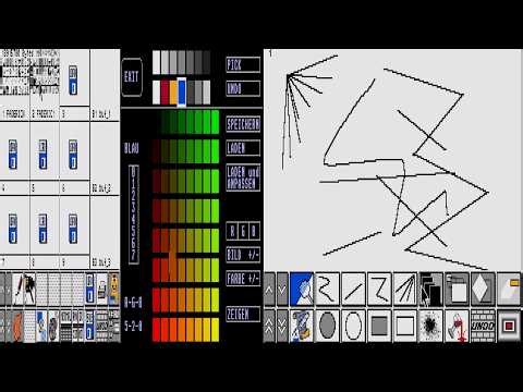 ATARI ST Denise Graphics Intrepreter By Alexander Beller Drücker Druecker Jorg Application Systems H