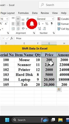 99% Log Nahi Jante 😲 | Excel Me Column Shift Karna (Shift Key Hold + Drag) - #excelformula #excel