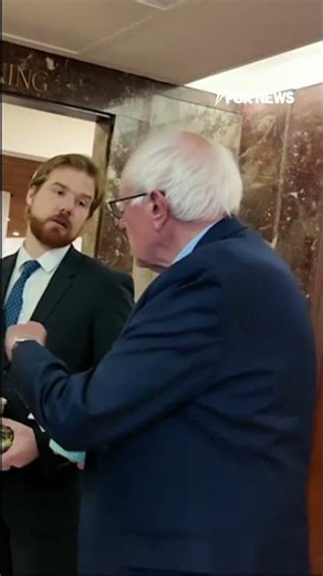 SEE IT: Sanders DODGES questions on backing Platner #shorts #news #foxnews #us