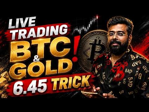 🔥 LIVE BTC & GOLD | 6:45 Trick Strategy Revealed | 3 JULY 2026 | Market Analysis