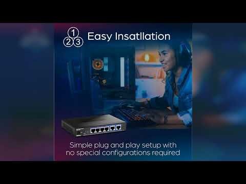 Review: TRENDnet 6-Port 10G Switch, 4 x 2.5G RJ-45 Base-T Ports, 2 x 10G RJ-45 Ports, 60Gbps S...