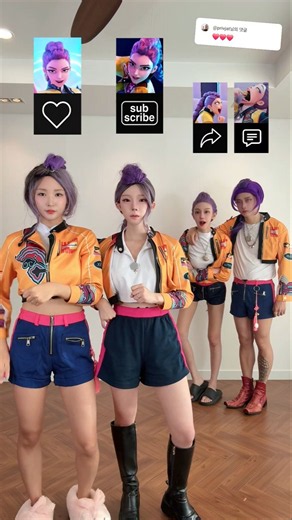I KNOW YOU ALL LOVE THIS TREND 😀 #KPOP #KPOPDEMONHUNTERS #HUNTRIX
