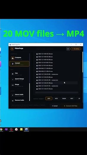 How I Converted 20 MOV Files to MP4