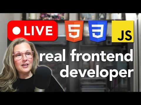 LIVE | Building HTML Website Pages for a Real Frontend Project | Part 17