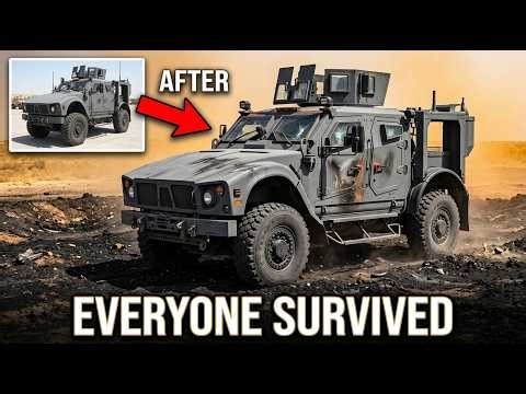 This Truck Took a Direct Bomb Blast. Everyone Inside Survived.