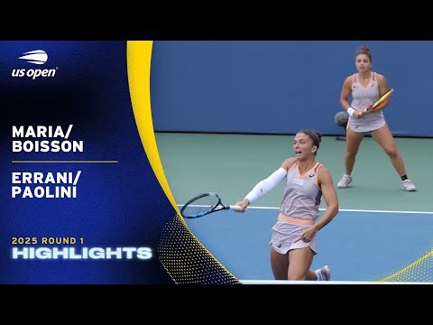 Maria/Boisson vs. Errani/Paolini Highlights | 2025 US Open Round 1