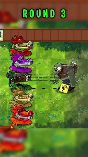 Colorful Turrets vs Gargantuar #pvz #pvzfusion #pvzmods