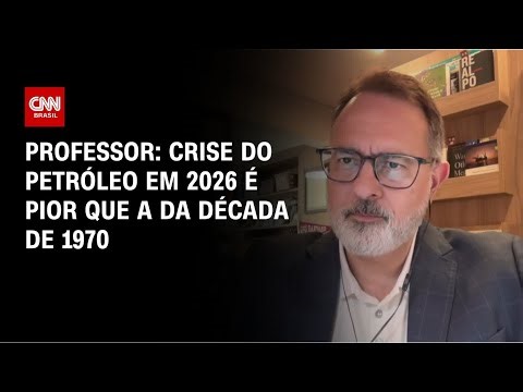Crise do petróleo em 2026 é pior que a da década de 1970, diz professor | CNN 360º