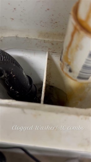Why Does This Washer Drain Keep Clogging? The A/C Connection Could Be the Problem! 💧🔧