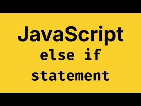 Else-If statement in JavaScript 🔥 - JavaScript Course 2026