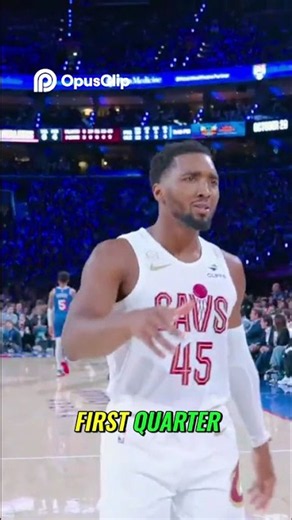 Donovan Mitchell Deep Three Caps Cavs Dominant First Quarter | cavaliers vs 76ers #cavaliers #76ers