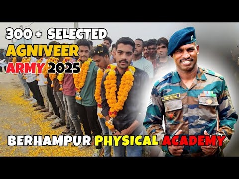 ARMY 300+ Final Selected 2025-26 | Berhampur Physical Academy