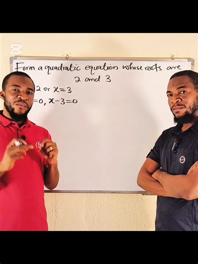 Forming Quadratic Equations in Two Different Ways