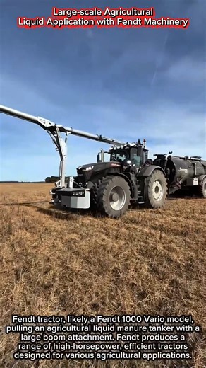 Large-scale Agricultural Liquid Application with Fendt Machinery