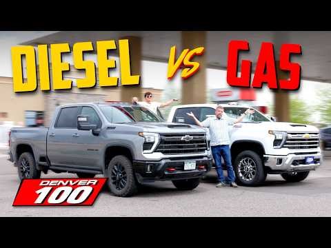 Diesel vs Gas - If You Think Diesel Trucks Get Better MPG On The Highway...Watch This Comparison!