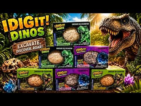 SO MANY SURPRISES! 😱 Digging Dinosaur Eggs & REAL Fossils! 🦖✨