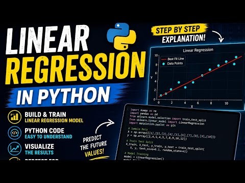 Linear Regression in Python for Beginners | Step-by-Step Tutorial with Code