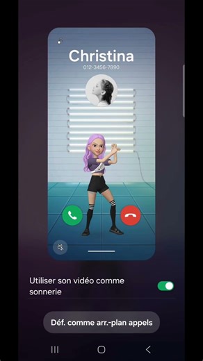 TUTO METTRE FOND D'ÉCRAN SUR L'APPEL GALAXY S25/S26.#multifranck77 #samsung #galaxie #smartphone