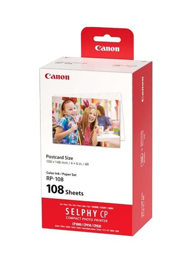 Buy Canon Rp108 Post Card Size Color Ink & Paper Set Online in Baniyas, Dubai | ~70 Mins Delivery | Uniholdings - NowNow
