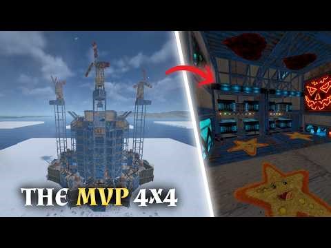 The Fennec / The PERFECT Multi External 4X4 ( 100+ ROCKETS ) l Rust Base Design TUTORIAL!