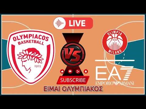 ΟΛΥΜΠΙΑΚΟΣ - ΑΡΜΑΝΙ ΜΙΛΑΝΟ (16/04/2026) LIVE ΑΓΩΝΑΣ EUROLEAGUE #ΕιμαιΟΛΥΜΠΙΑΚΟΣ