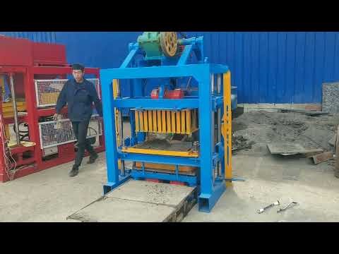 Super Efficient 4-40 Block Forming Machine | Ideal for Small Business Bricks Making#automobile