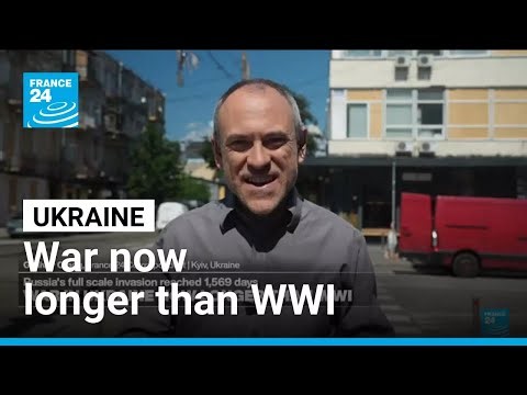 War in Ukraine now longer than WWI: Russia's full scale invasion reached 1,569 days • FRANCE 24