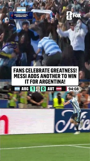 Pure JOY in Argentina as Messi makes history 🇦🇷