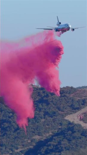 Aircraft carrying and deploying fire