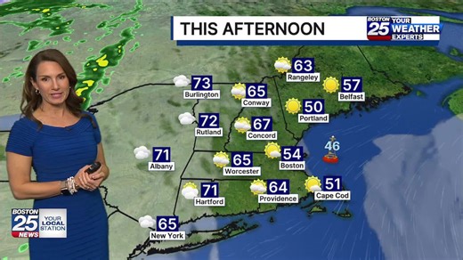 Boston 25 Tuesday morning weather