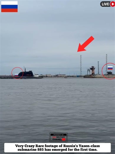 Very Crazy Hidden Rare footage of Latest Yasen-class submarine first time #shortvideo
